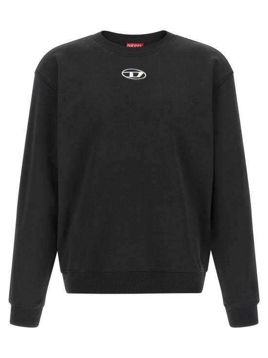 26FW 디젤 S-NORM 스웻셔츠 A20446 0BKBW 900 BLACK DOM