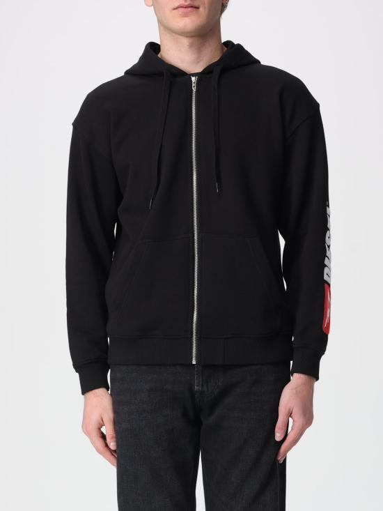 26FW 디젤 s-boxt-zip-hood-div 후드집업 A20022 0GEAD 9XX BLACK DOM