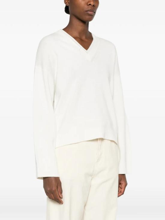 26FW 파비아나 필리피 긴팔 티셔츠 MAD226F420 M28125 White - FABIANA FILIPPI
