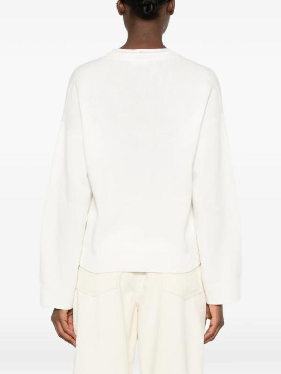 26FW 파비아나 필리피 긴팔 티셔츠 MAD226F420 M28125 White - FABIANA FILIPPI