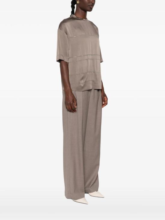 26FW 파비아나 필리피 탑 TPD226F742 M4651276 Beige - FABIANA FILIPPI