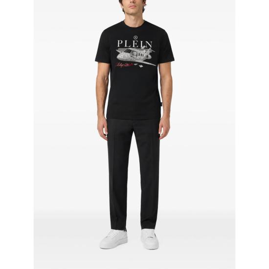 26FW 필립 플레인 탑 MTK9135 PJY002N 02 BLACK - PHILIPP PLEIN