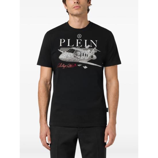 26FW 필립 플레인 탑 MTK9135 PJY002N 02 BLACK - PHILIPP PLEIN
