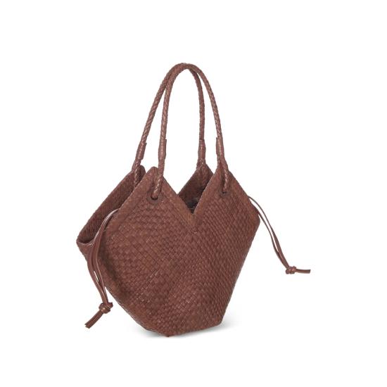 26FW 이벨리브 토트백 TRINITY MEDIUM CHOCO BROWN - IBELIV