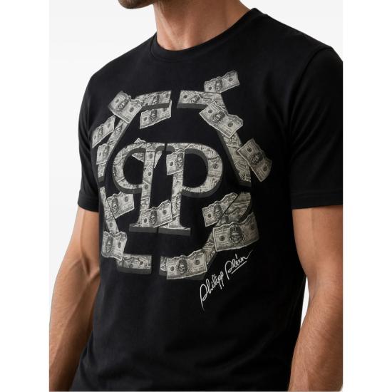 26FW 필립 플레인 탑 MTK9117 PJY002N 02 BLACK - PHILIPP PLEIN