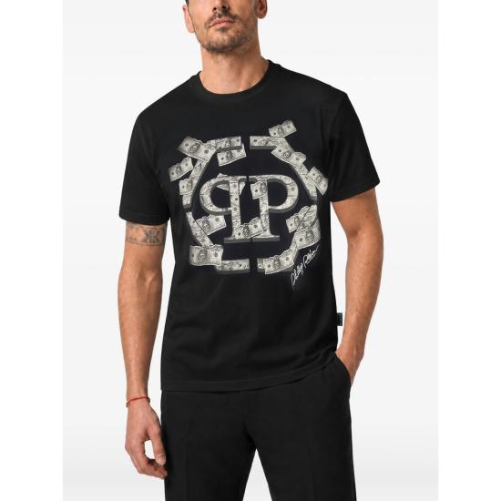 26FW 필립 플레인 탑 MTK9117 PJY002N 02 BLACK - PHILIPP PLEIN