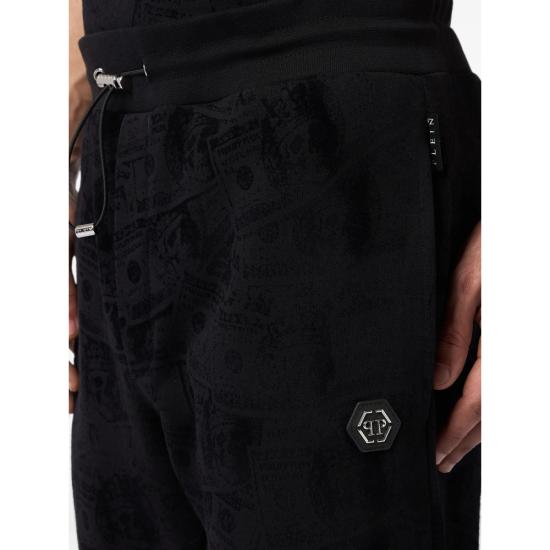 26FW 필립 플레인 트레이닝/조거 팬츠 MJT2861 PTE180N 0202 BLACK - PHILIPP PLEIN