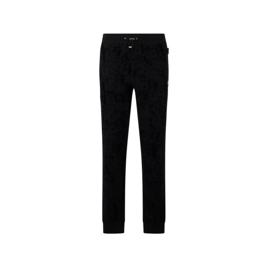 26FW 필립 플레인 트레이닝/조거 팬츠 MJT2861 PTE180N 0202 BLACK
