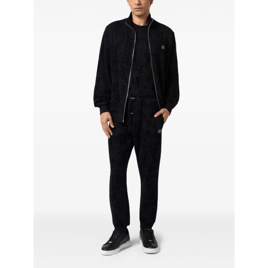 26FW 필립 플레인 트레이닝/조거 팬츠 MJT2861 PTE180N 0202 BLACK - PHILIPP PLEIN