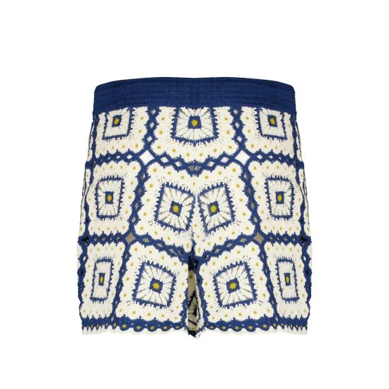 26FW 알레메 숏팬츠 7304P CREAM BLUE NEUTRALS - ALEMAIS