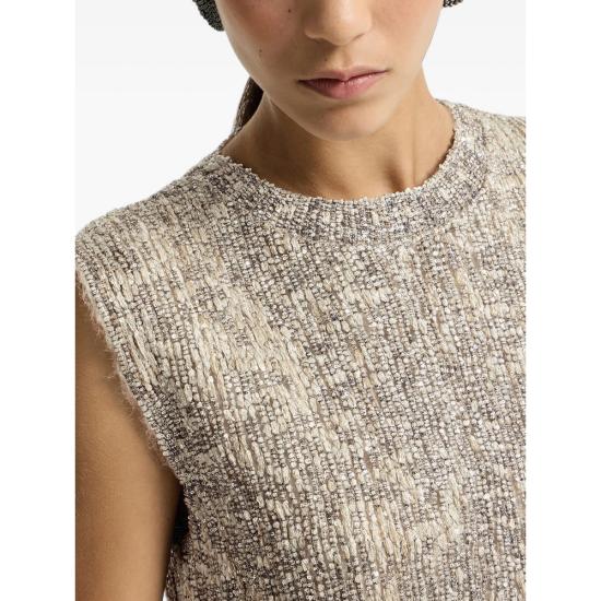26FW 브루넬로 쿠치넬리 원피스 MRKR12A90 CFS34 NEUTRALS - BRUNELLO CUCINELLI