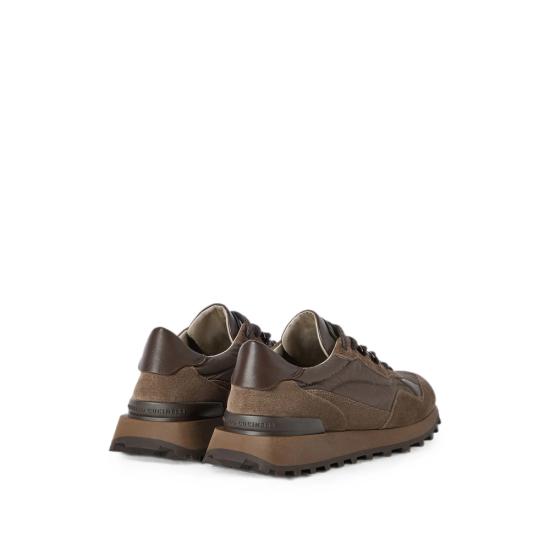 26FW 브루넬로 쿠치넬리 스니커즈 MZSFG3380 C8769 BROWN - BRUNELLO CUCINELLI