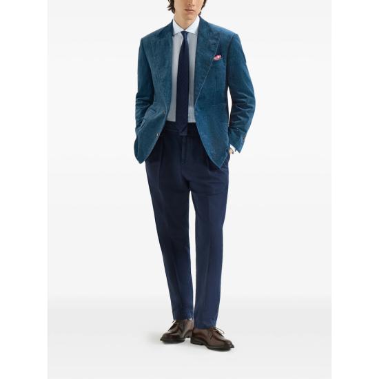 26FW 브루넬로 쿠치넬리 수트 자켓 MV4518BFC5 C014 BLUE - BRUNELLO CUCINELLI
