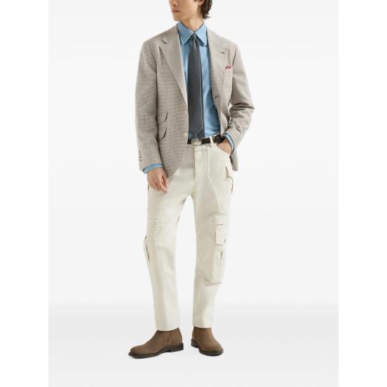 26FW 브루넬로 쿠치넬리 수트 자켓 MV4557BWD C003 NEUTRALS BROWN - BRUNELLO CUCINELLI