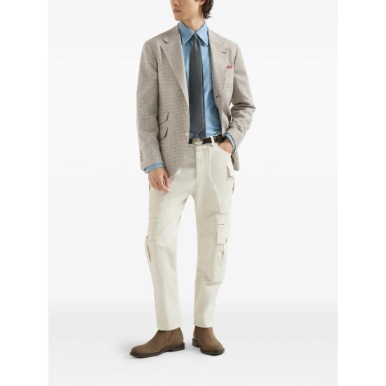 26FW 브루넬로 쿠치넬리 수트 자켓 MV4557BWD C003 NEUTRALS BROWN - BRUNELLO CUCINELLI