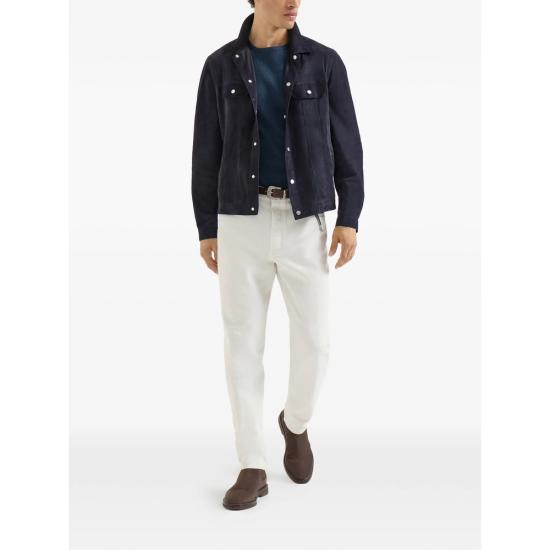 26FW 브루넬로 쿠치넬리 탑 MM8511336 C2220 BLUE - BRUNELLO CUCINELLI