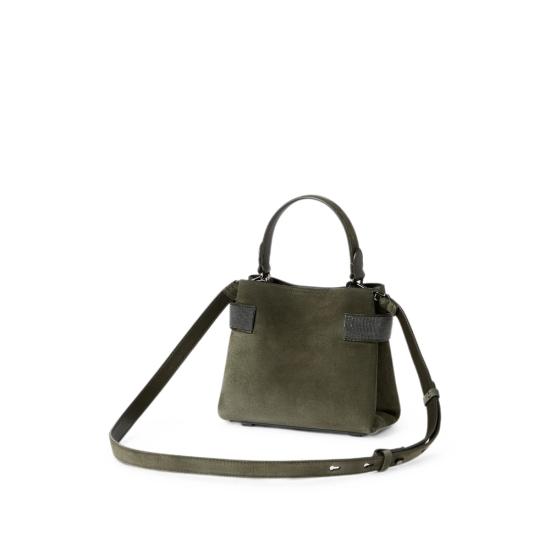 26FW 브루넬로 쿠치넬리 스몰 에센스 탑핸들 백 MBDLD2499 C589 GREEN - BRUNELLO CUCINELLI