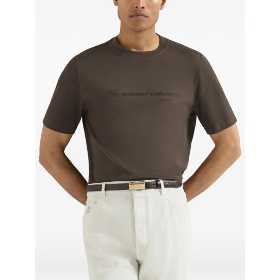 26FW 브루넬로 쿠치넬리 탑 MOB138518 C9768 BROWN - BRUNELLO CUCINELLI