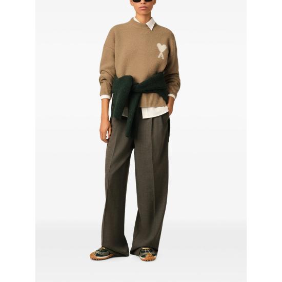 26FW 아미 ADC 크루넥 스웨터 UKS836 KN0135 A278 NEUTRALS - AMI
