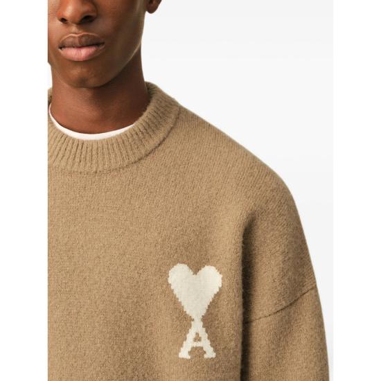 26FW 아미 ADC 크루넥 스웨터 UKS836 KN0135 A278 NEUTRALS - AMI