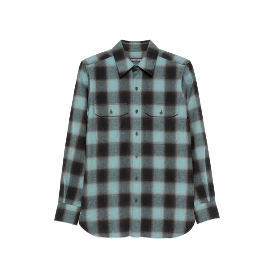 26FW 톰포드 셔츠 FMC344 HME001 TUF GREY BLUE