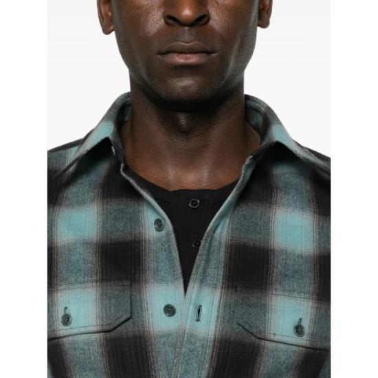 26FW 톰포드 셔츠 FMC344 HME001 TUF GREY BLUE - TOMFORD