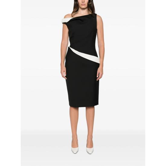 26FW 로에 원피스 421 33 122 BLACK - ROHE