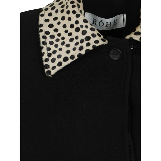 26FW 로에 코트 421 10 176 BLACK - ROHE