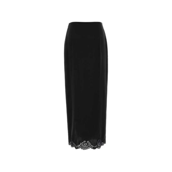 26FW 발렌티노 가라바니 스커트 9B0RAFQ08M6 0NO BLACK - VALENTINO GARAVANI