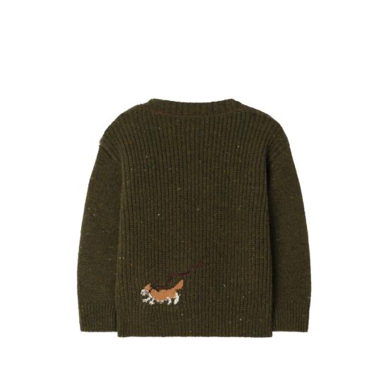 26FW [키즈] 버버리 니트/스웻셔츠 8131186 KB5 BEAR P C5083 GREEN - BURBERRY