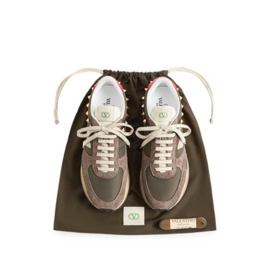 26FW 발렌티노 가라바니 스니커즈 9Y0S0O23ENB 1RE GREEN BROWN - VALENTINO GARAVANI