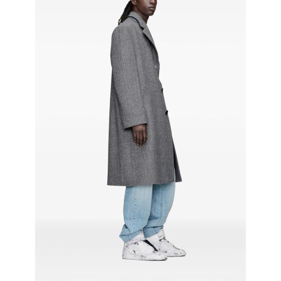 26FW 마르지엘라 폴디드 칼라 울 오버코트 M35904 S50AA0166 001F GREY - MAISON MARGIELA