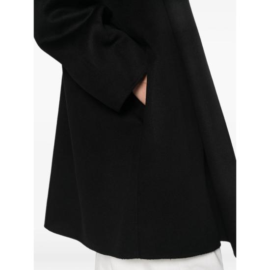 26FW 토템 탑 264 WRO0343 FB0006 001 BLACK - TOTEME