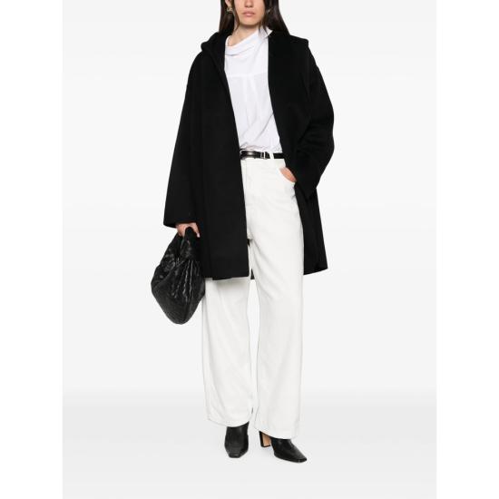 26FW 토템 탑 264 WRO0343 FB0006 001 BLACK - TOTEME