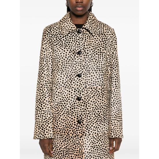 26FW 로에 코트 418 10 188 CHEET NEUTRALS BLACK - ROHE