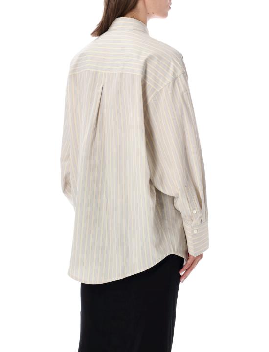 26FW 토템 반팔 티셔츠 263WRT0621FB0689 394 YELLOW SKY - TOTEME