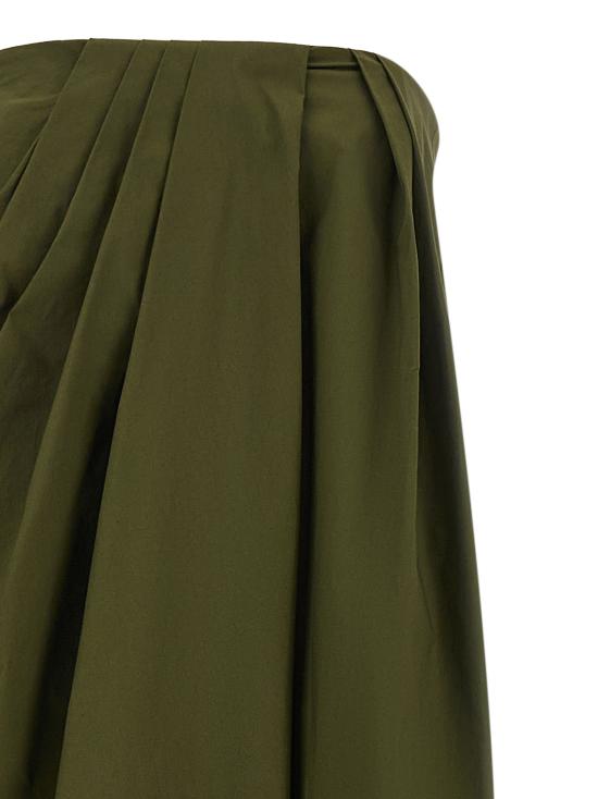 26FW 아르마리움 롱 원피스 ARMTMD057C021025ARMYGREEN - ARMARIUM
