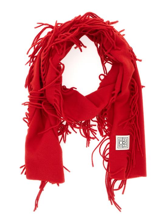 26FW 토템 머플러/스카프 264WSC0187FB0820015 Red - TOTEME
