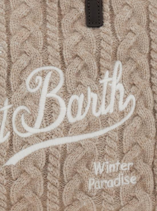 26FW 세인트바쓰 숄더백 COL004700462M Beige - MC2 SAINT BARTH