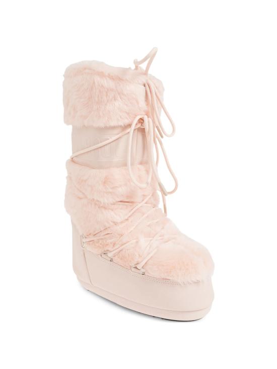 26FW 문부츠 MB 아이콘 폭스 퍼 부츠 80D1408900 J042 DUSTY PINK - MOON BOOT