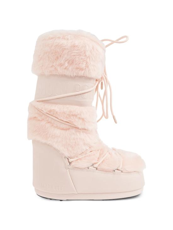 26FW 문부츠 MB 아이콘 폭스 퍼 부츠 80D1408900 J042 DUSTY PINK