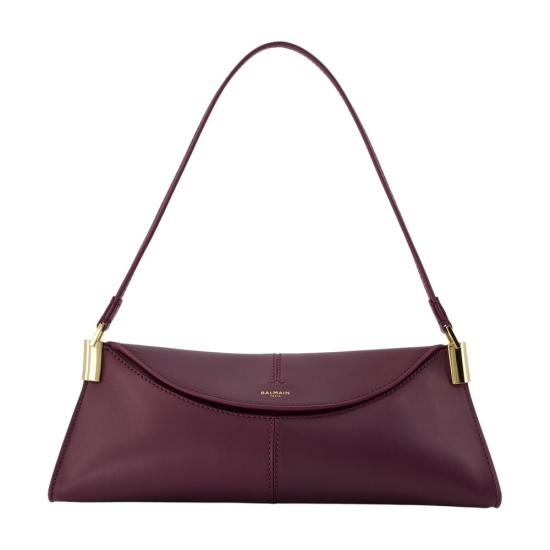 26FW 발망 크로스백 HN0AE095LMRK 5DM BURGUNDY