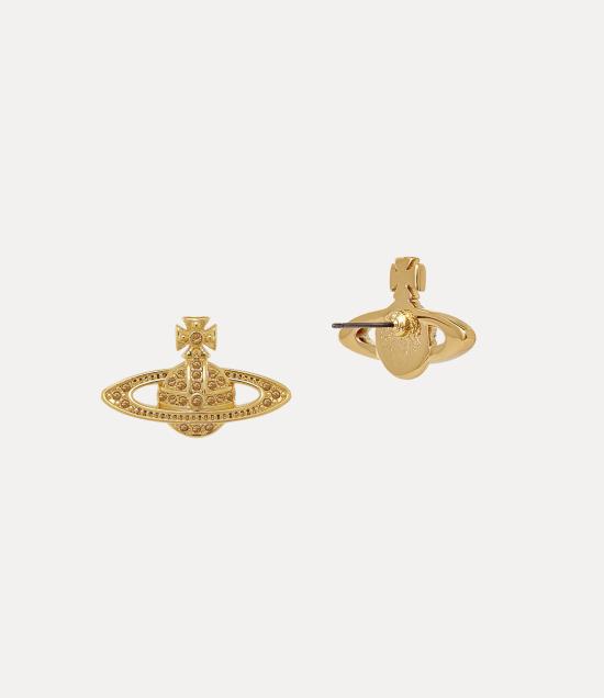 26FW 비비안웨스트우드 미니 바스 릴리프 귀걸이 62020033 02R121R121 GOLD - VIVIENNE WESTWOOD