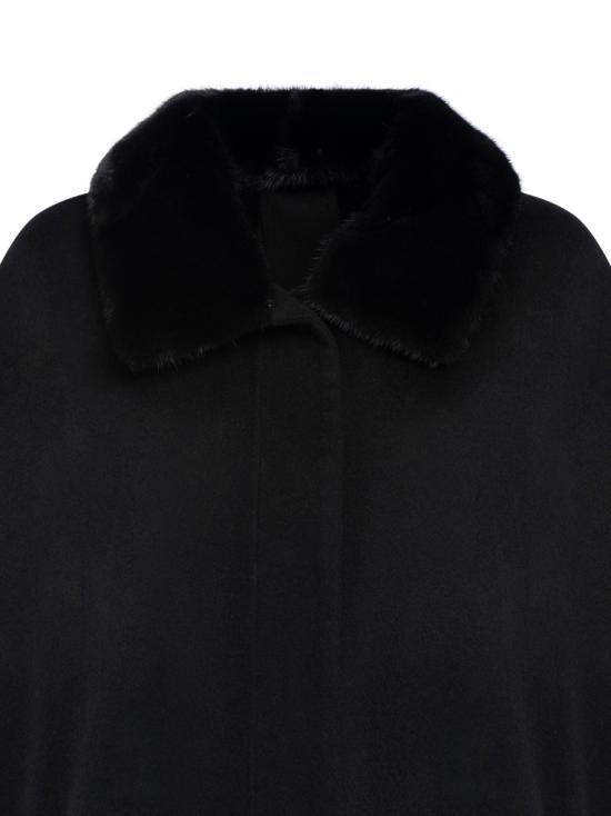 26FW 이브살로몬 코트 26WYC05897CAVI C99 BLACK - YVES SALOMON