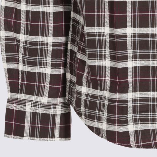 26FW 엔엔07 셔츠 2630001245 704 WINE CHECK - NN07
