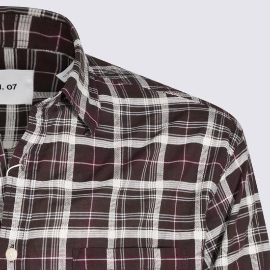 26FW 엔엔07 셔츠 2630001245 704 WINE CHECK - NN07