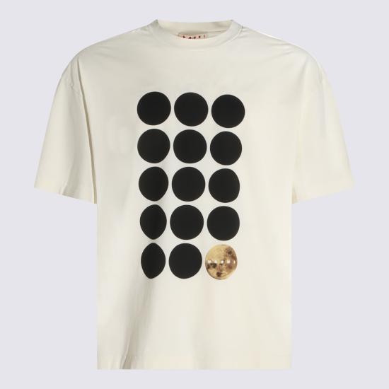 26FW 마르니 반팔 티셔츠 HUJY0001GP USCZ46PRW09 WHITE