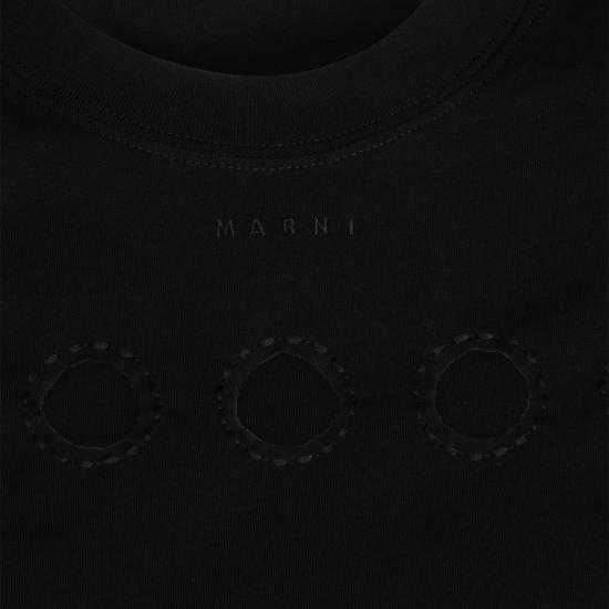 26FW 마르니 반팔 티셔츠 THJE0402MS UTCZ5700N99 BLACK - MARNI