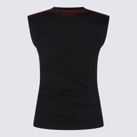 26FW 마르니 반팔 티셔츠 THJE0402MS UTCZ5700N99 BLACK - MARNI
