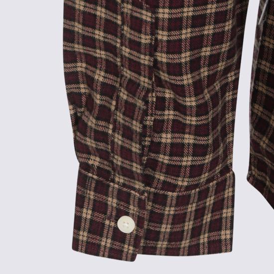 26FW 엔엔07 셔츠 2465465229 70L BORDEAUX CHECK - NN07